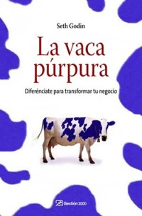 Portada del libro la vaca purpura